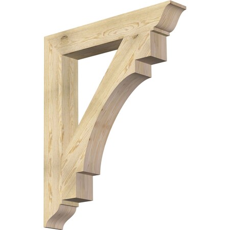 Ekena Millwork Merced Traditional Rough Sawn Bracket, Douglas Fir, 6"W x 40"D x 48"H BKT06X40X48MRC01RDF